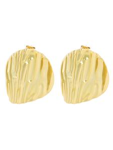 Adeliás Женские серьги - серьги-гвоздики из нержавеющей стали в золотом исполнении