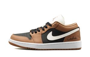 Кроссовки баскетбольные Unisex низкие Air 1 Cushioning, Wear Resistant винтажные Jordan, Coffee