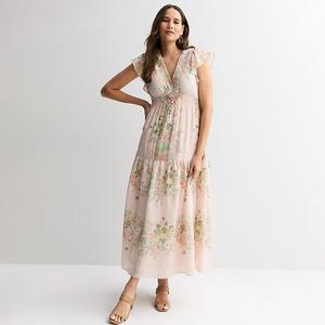 Женское платье с v-образным вырезом и расклешенными рукавами Taylor