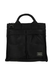 Сумка-тоут с карманом на молнии Porter-Yoshida & Co., черный