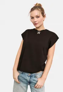 Базовая футболка со спущенными плечами Stradivarius, Mottled Brown