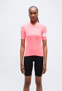 Женская легкая велосипедная майка core Rapha, High Vis Pink/White