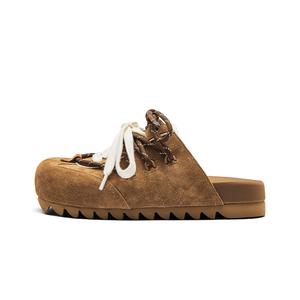 Женские сандалии с закрытым носком, устойчивые к истиранию и скольжению CHERYKALLY, Caramel Coffee