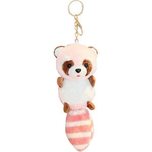 Очаровательный талисман енот, тканевая кукла аксессуары, брелок куклы плюшевый подвес Bowl