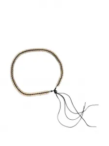 Ремень с кисточками Sandro, серебряный