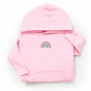 Толстовка с вышитым радужным сердцем The Juniper Shop, Pink