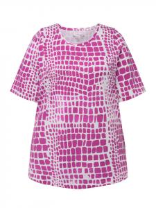 Футболка Ulla Popken, цвет magenta