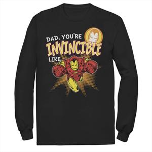 Мужская футболка Marvel Iron Man Invincible Dad на День отца