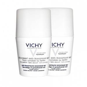 Дезодорант-антиперспирант шариковый 48ч 2 x 50мл Vichy