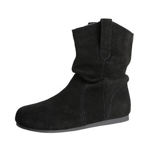 YAFEI XUANYU Женские ботильоны на каблуке 1 см - кофе, цвет Coffee