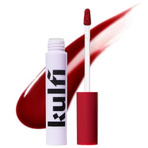 Увлажняющее масло для губ Lassi Lips, стойкий и стойкий эффект Kulfi, 0.14 oz, Black Cherry