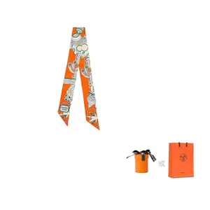 Шелковый  шарф Odyssey Silk Twill HERMES