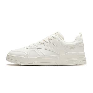 Кроссовки ANTA Skateboarding Shoes Men Low-top Ivory White, белый