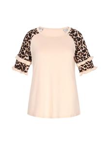 Женская блузка бежевого цвета faina