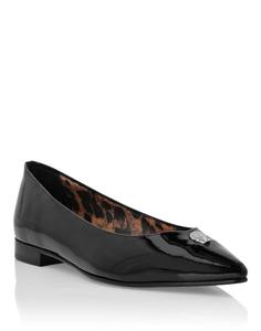 Балетки с черепом PHILIPP PLEIN, черный