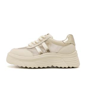 Кроссовки женские Lifestyle с низким верхом, цвет белый/серебристый Aokang