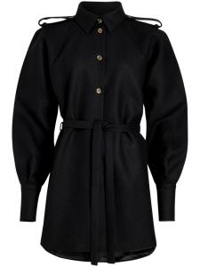Patou мини-платье-рубашка, черный