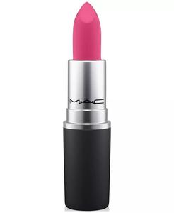 Пудровая губная помада Kiss Mac, цвет Velvet Punch (bright cool fuschia)