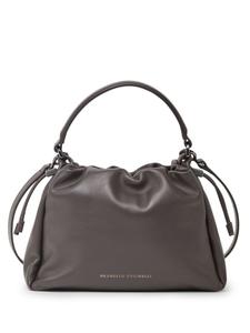 Brunello Cucinelli сумка-тоут monili со шнурком, коричневый