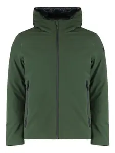 Куртка на молнии с капюшоном Rrd, зеленый
