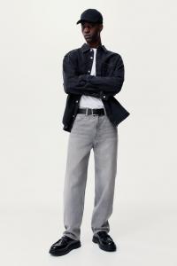 Свободные джинсы H&M, серый