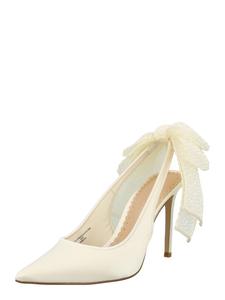 STEVE MADDEN Туфли-лодочки с открытой пяткой 'Teacup-P' в цвете Off White