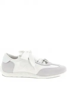 Кроссовки с вышитой пряжкой Roger Vivier, белый