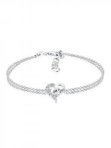 Elli Браслет из серебра 925 пробы с сердечком