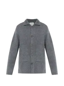 Кардиган с накладными карманами Lisa Yang, серый