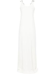 Вечернее платье с цепочкой Stella McCartney, белый