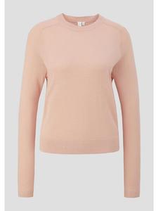 Вязаный свитер цвета 4056_жемчужно-розовый QS