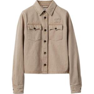 Рубашка женская Miu Miu, светло-коричневый