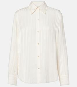 Полосатая рубашка Vince, Créme