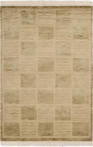 Ковер SAFAVIEH, 122 x 183 см, Tibetan Collection Sage / Beige TB111A ручной работы из современной премиальной шерсти