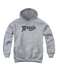 Детская толстовка с капюшоном в стиле маглов Harry Potter, Medium grey