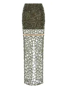 Юбка макси Wendy V:Pm Atelier, зеленый