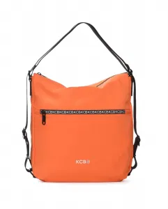 Блестящая сумка-рюкзак через плечо Kcb, оранжевый