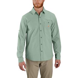 Рубашки мужские с заостренным воротником, умеренные другие Carhartt, copper зеленый