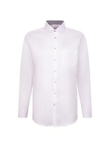 SEIDENSTICKER Бизнес-рубашка Regular fit 'Schwarze Rose' в белом цвете