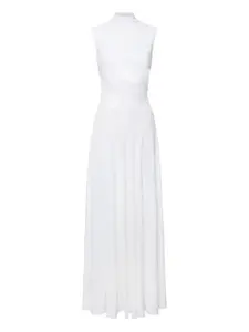 Платье с вставками Alaïa, белый