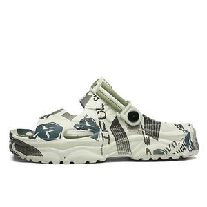 NANJIREN Пляжные сандалии мужские коричневые/синие/оранжевые/зеленые - бело-зеленые, цвет White Green