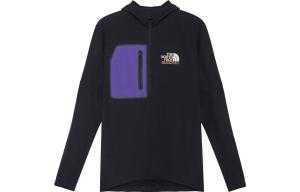 Толстовка мужская Gucci x The North Face, черный / фиолетовый