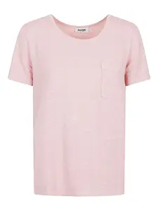 Футболка с накладным карманом base, розовый