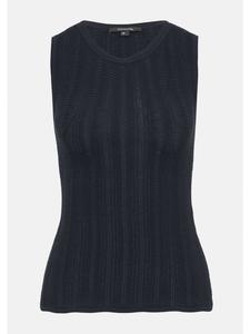 Comma Вязаный жилет цвета 5976_navy
