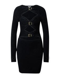 Вязаное платье Hoermanseder x About You Knitted dress Klea, черный