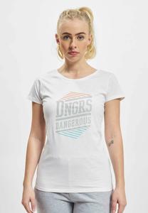 Футболка с принтом Dangerous DNGRS, белый
