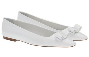 Феррагамо Vara повседневные женские туфли 0,5 см белый