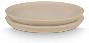 Тарелка для завтрака vtwonen Ceramic I (2er-Set), серый - керамика - 23 x 3 x 23 см