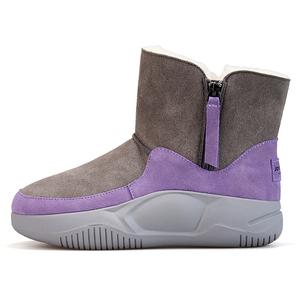 Утепленные высокие короткие ботинки для женщин Joy&Mario, фиолетовый