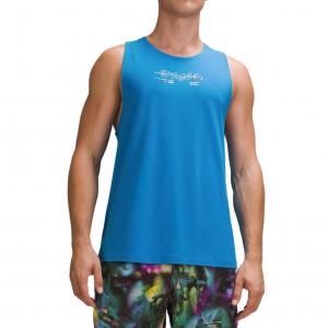 Мужской топ для бассейна Lululemon, синий